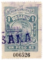 (I.B) Argentina Revenue : Rosario Prostitute Tax 1P 