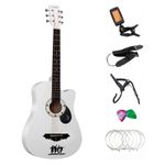 4/4 Size 36" Academy of Music Acoustic Classic Guitar for Beginners Kids Adults