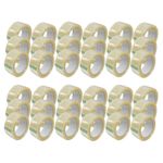 CLEAR TAPE ROLLS PARCEL PACKING SELLOTAPE 1" 25MM / 2" 48mm X 66M LONG PACKAGING