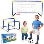 2in1 Kids Football Goal Soccer Net Sports Activity Set 150x107cm or 2x 77x56cm