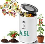 Huanyu Electric Kitchen Compost Bin 4.5L Electric Composter for Kitchen Odorless