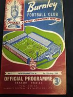 BURNLEY V WOLVERHAMPTON WANDERERS FA CHARITY SHIELD 13TH AUGUST 1960