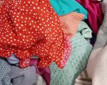 Womens Mens Kids Mixed Clothing Job Lot Bundle Wholesale 10 Kilos - Stock Photos