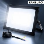 LED Floodlight Spot Light Watt 50W Security Flood Lights Outdoor Garden Lamp UK