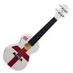 Brunswick BU50CENG Ukulele Concert ABS St. George's Cross England Flag Red White