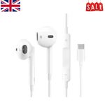 USB C Wired Earphones w/ Mic for iPhone 15 Samsung S23 S22 Pixel iPad OnePlus