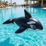 Inflatable Inflatable Whale Pool Ride Long-Lasting Whale