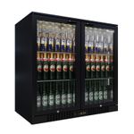 Hinged Double 2 Door Back Bar Bottle Cooler Fridge Ideal For Pubs / Restaurant