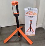 Rechargeable LED Work Light with Tripod Stand Portable Floodlight Workshop