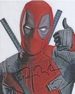Ryan Reynolds Deadpool Original 10x8 Autographed Photo With COA