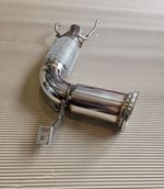 Stainless  2.75" Mini Cooper S 2.0 T Large Bore Downpipe 2014- 2019 F55 /F56