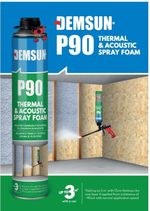 6 X DEMSUN P90 THERMAL INSULATION AND ACOUSTIC FOAM 850ML