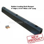 Rubber Loading Dock Bumper 36" L x 4" H x 4-1/4" W Truck Boat Trailer Wall NEW