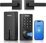 Philips WiFi Smart Door Lock Keypad Deadbolt Handle Fingerprint App Matte Black