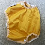 Mother-ease Air Flow M Yellow Nappy Cover Wrap Snap Fastening