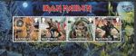 Iron Maiden-  Postage stamps sheet Royal Mail 2023 Heavy Metal Music