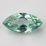 Marquise Center Stone: 10x5mm Eye Clean Mint Green Lab Grown Sapphire