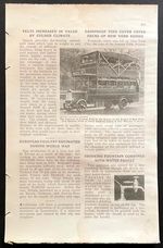 1920 NY 5th Avenue Buss article “Rainproof Tops Cover Upper Decks of NY Busses”