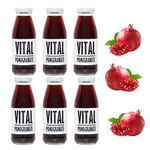 Vital Pomegranate Juice, 100% Fruit-Based, 6 x 250ML No added sugar NFC Vegan