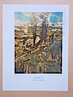 Air Raid on Clark Field, Philippines - Vintage WW2 Print - 1967