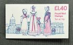 1981 ROYAL MAIL 1.40 LADIES COSTUME BOOKLET RARE PHOSPHOR OMITTED FR2y, SG X903y