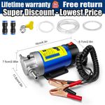 Oil Extractor Pump Kit Car Service Oil And Fluid Transfer Pump Extractor 5L/MIN