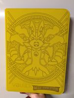 Laser Engraved Vaultx Binder With Mega Lucario From Mega Evolution On The Front.