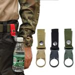 Outdoor WATER Bottle Buckle Holder Clip Molle Carabiner Belt Webbing Hanger Hook