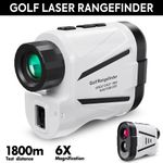 1800M Laser Golf Rangefinder Hunting Distance Measure Telescope High Magnificati