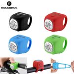 ROCKBROS Bicycle Handlebar Bells Bike Electric Horns Rings 90dB Rainproof 3 mode