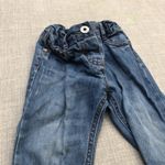 Girls 12-18 Months 1-1.5 Years Blue Jeans Pink Adjustable Waist Button trousers 