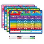 3-in-1 Reward Chart, Reusable Star Chart for Children's Behaviour or Kids Chores