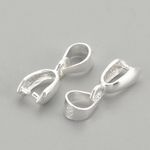 Pinch Bails Sterling Silver (925) Clip Pendan Ice Pick 5pc 12mm Jewellery Making