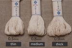 Premium Natural Unbleached Sashiko Thread: 100% Cotton Embroidery craft project