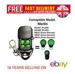MERLIN GARAGE DOOR REMOTE GATE KEY FOB HAND SET TRANSMITTER M832 M842  ZAPPER