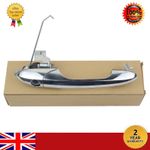 For Fiat 500 & 500C Outer Chrome Door Handle Right Side Driver Side 735592012