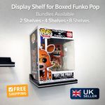 Funko Pop Wall Display Shelf for Boxed Figures – Bundle Available  1 /2 / 4 / 8