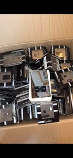 Job Lot 250x Eurolite satin nickel Sockets & Switches Bulk Electrical