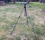 Archery spotter scope with V Guard Tripod