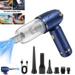 Air Blower for PC, 3 Speed Cordless Electric Air Duster for PC Laptop Computers