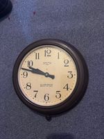 Smiths 8 Day Bakelite Wall Clock 29cm Circa 1940