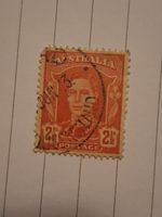 Australia King George VI Stamp 2.5D 2 1/2D Australian Stamp