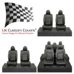 Mitsubishi Barbarian Seat Covers Double Bentley Stitch Leatherette (2016 On)