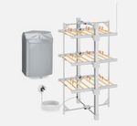 Electric Heated Clothes Dry soon Airer, 3 Tier Dryer Rack RRP £108.99