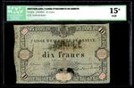 Switzerland 10 Francs  1856  P-S-311b