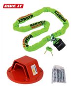MAMMOTH LOCM009 CHAIN LOCK 1.8M + MAMMOTH THATCHAM GROUND ANCHOR