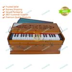 Indian Cultura 5 Stopper Multifold Bellow Two Reeds 3 Octave 37 Keys Harmonium