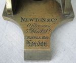 Antique Brass Newton & Co London Monocular Microscope Cased Scientific Instrumen