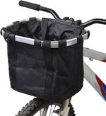 Bicycle Bike Detachable Cycle Front Canvas Basket Carrier Bag Pet Carrier Alumin