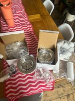 Kitchen Sink Basin Waste Pack Basket Strainer + Pipe Fittings White/Silver